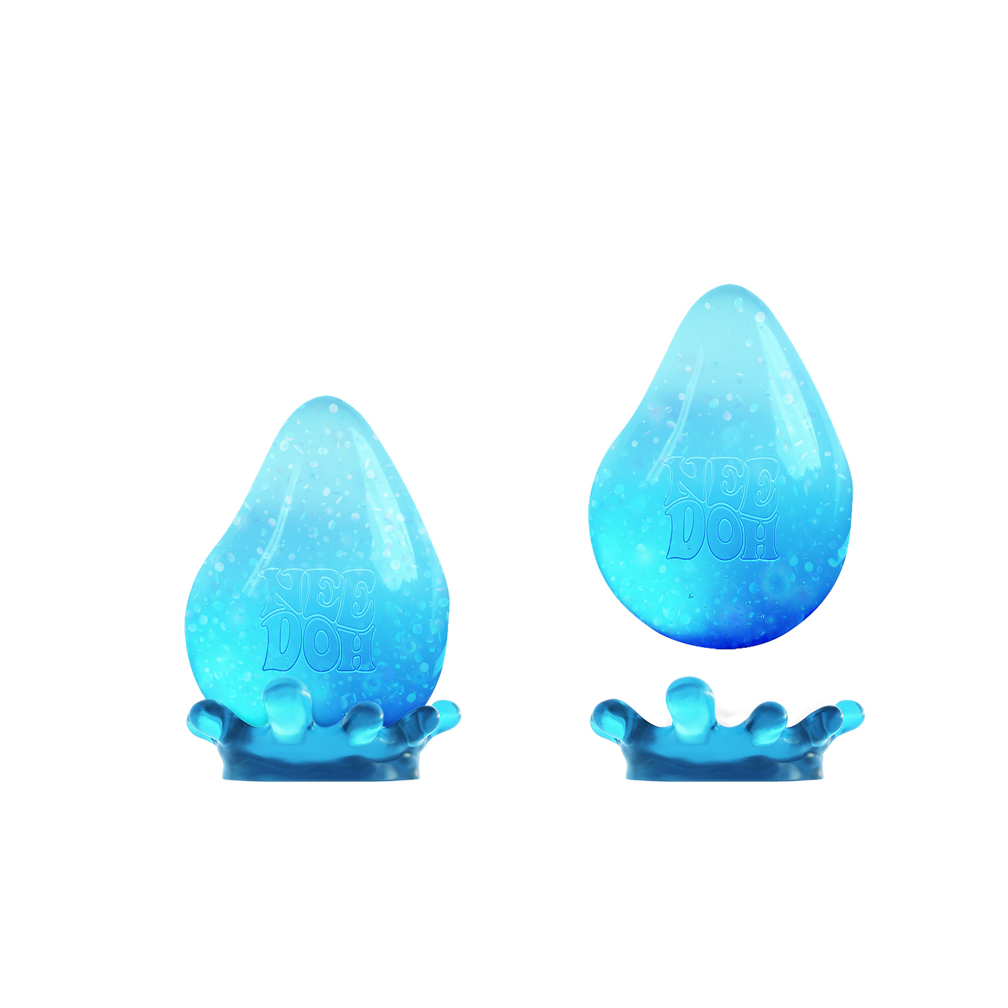 NeeDoh® Dream Drop | Sparkle-Filled Tear Drop Sensory Squish - Image 4