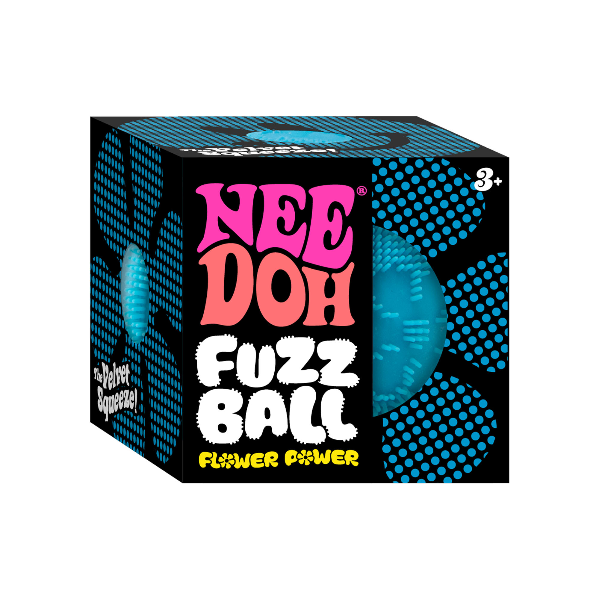 NeeDoh® Fuzz Ball Flower Power | Velvet Sensory Squish - Image 8