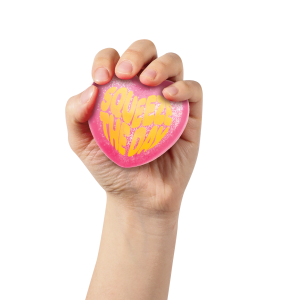 Schylling NeeDoh Good Vibes Only - Sensory Squishy Hearts with Positive Sayings