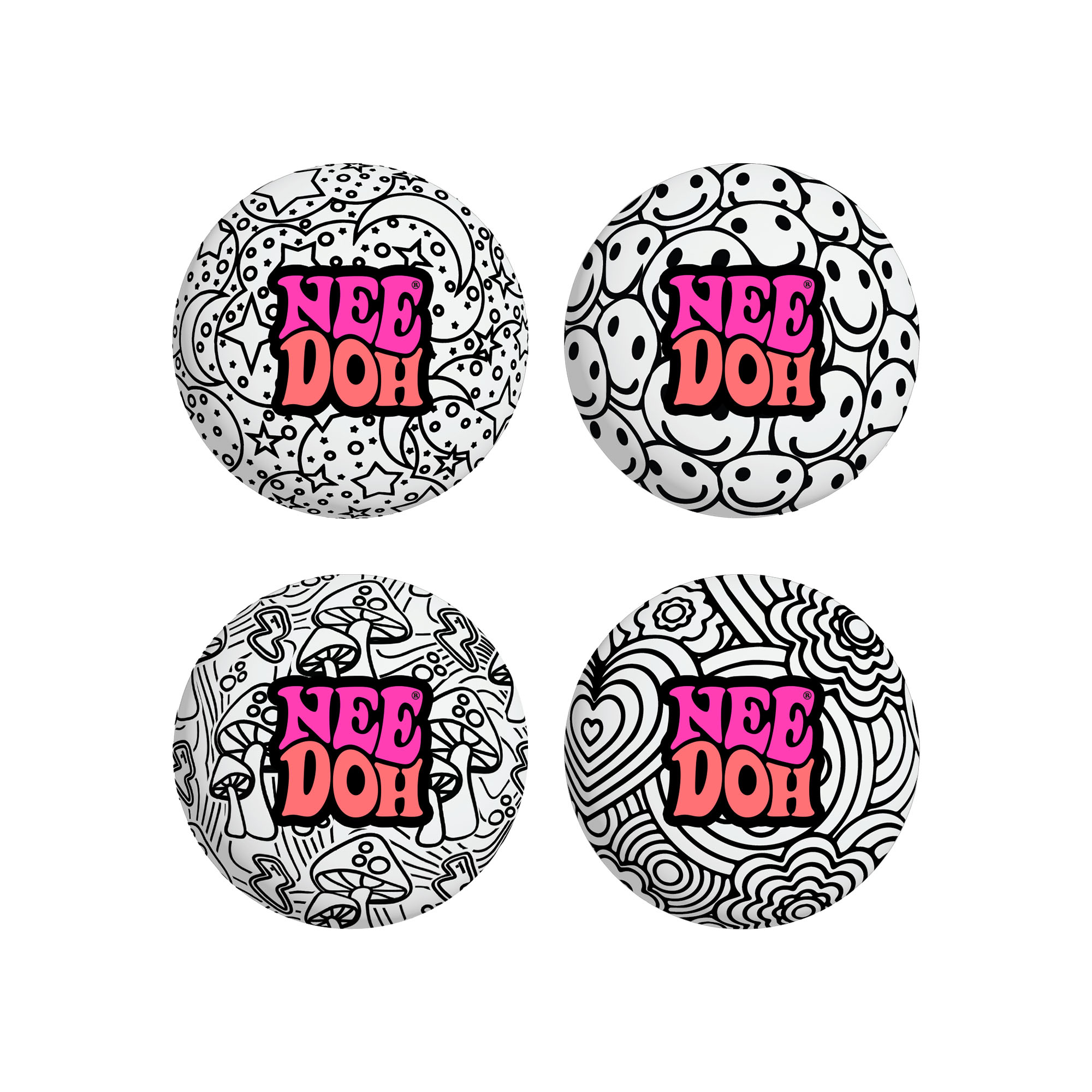NeeDoh® Press-Doh | Color-Changing Pattern Sensory Squish