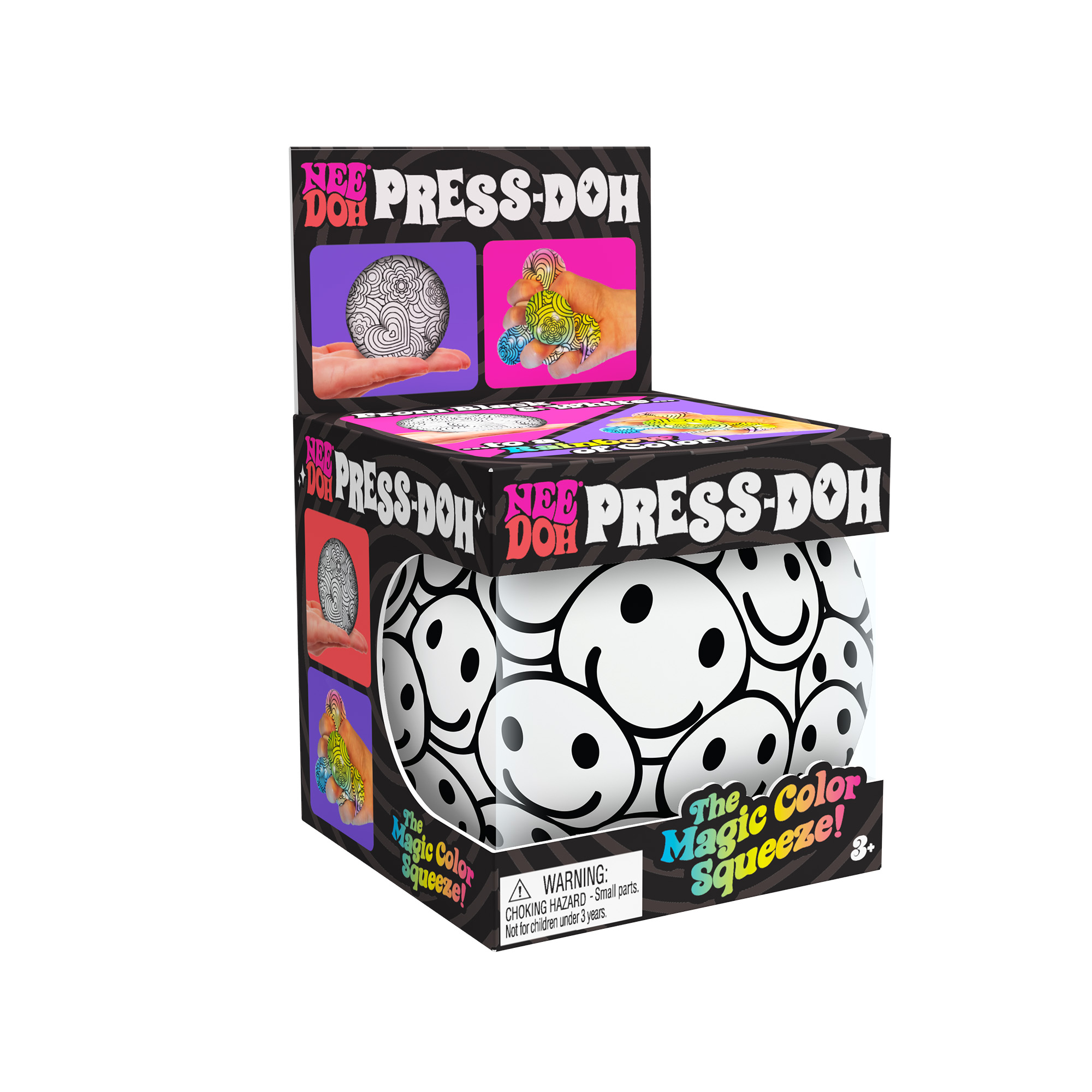 NeeDoh® Press-Doh | Color-Changing Pattern Sensory Squish - Image 2