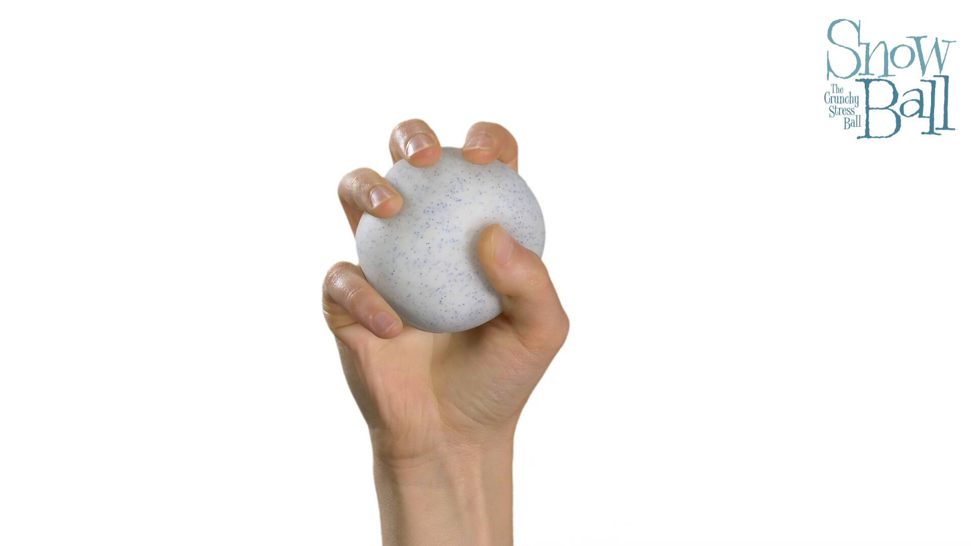 NeeDoh® Snow Ball Crunch | Crunchy Snowball Sensory Squish - Image 2