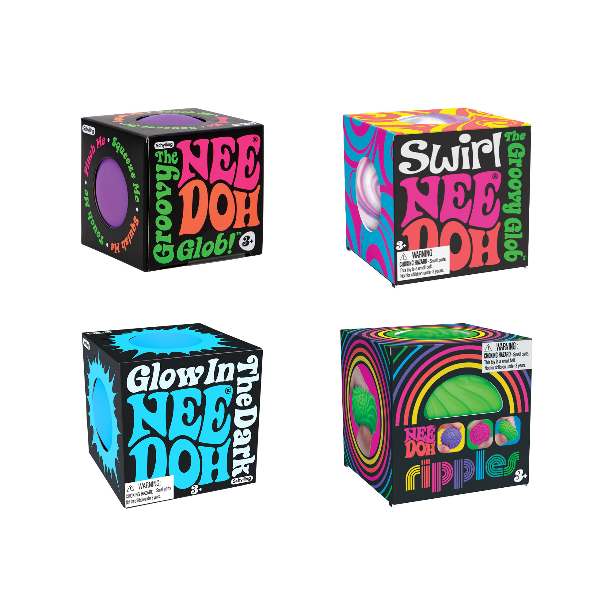 Teenie NeeDoh® Singles | Mini Sensory Squish 4 Styles - Image 2